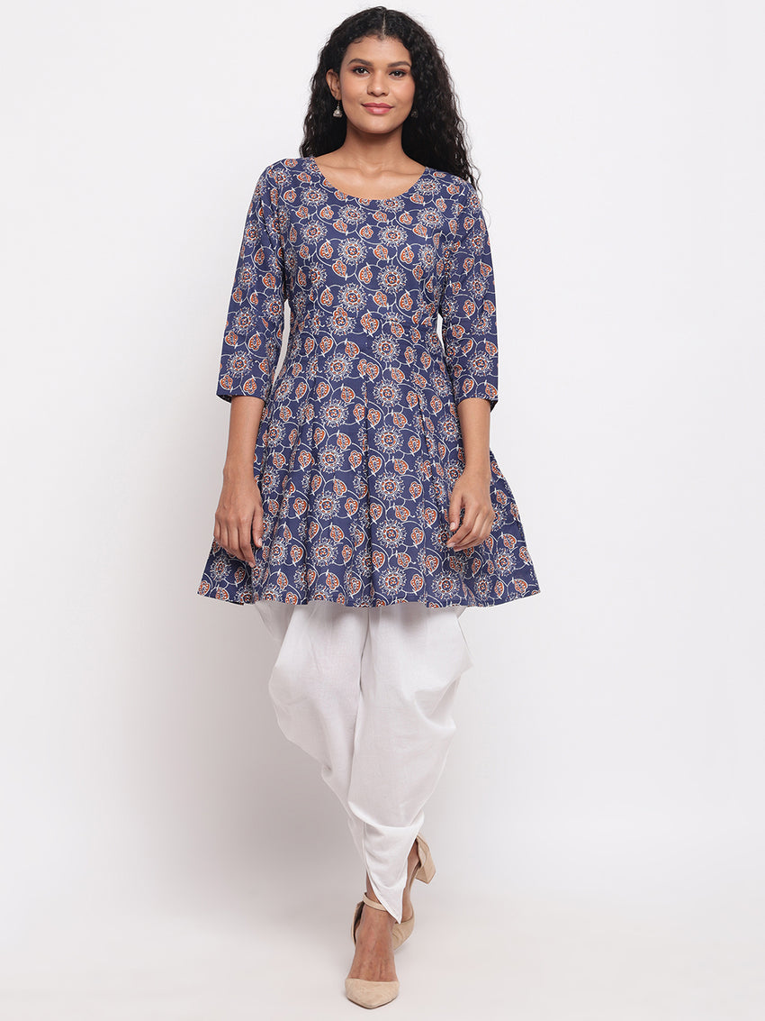 white short kurta for ladies