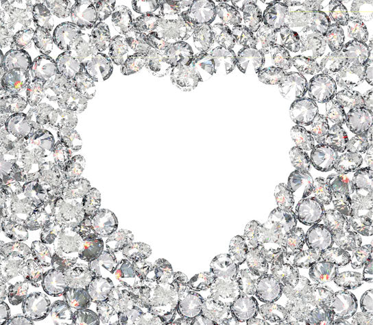 Loose Diamonds in the Shape of a Heart