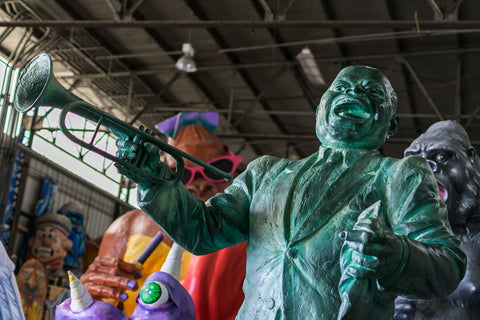 statue of Louie Armstrong