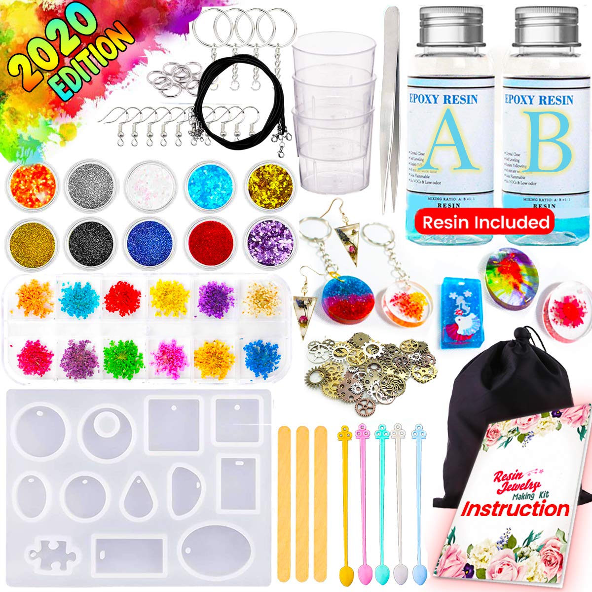  Innorock Epoxy Resin Jewelry Making Kit - Epoxy Resin