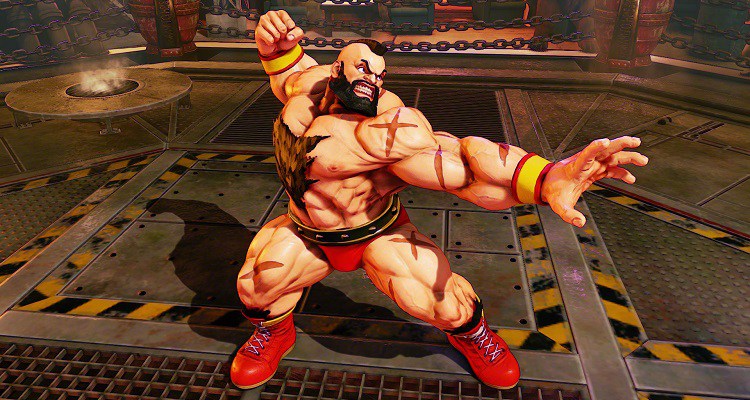 bearded Zangief character