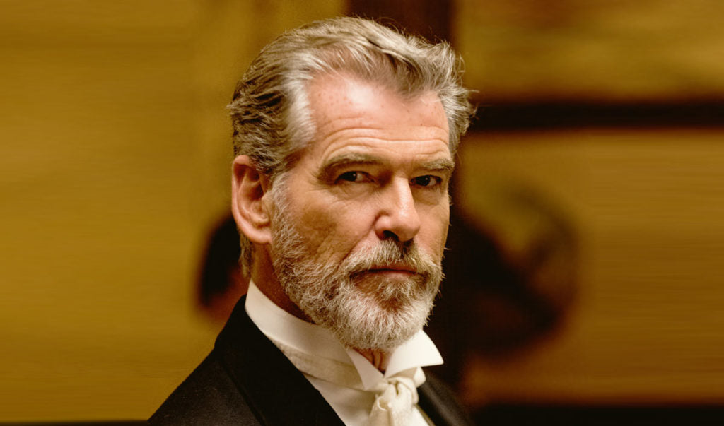 Pierce Brosnan in suit