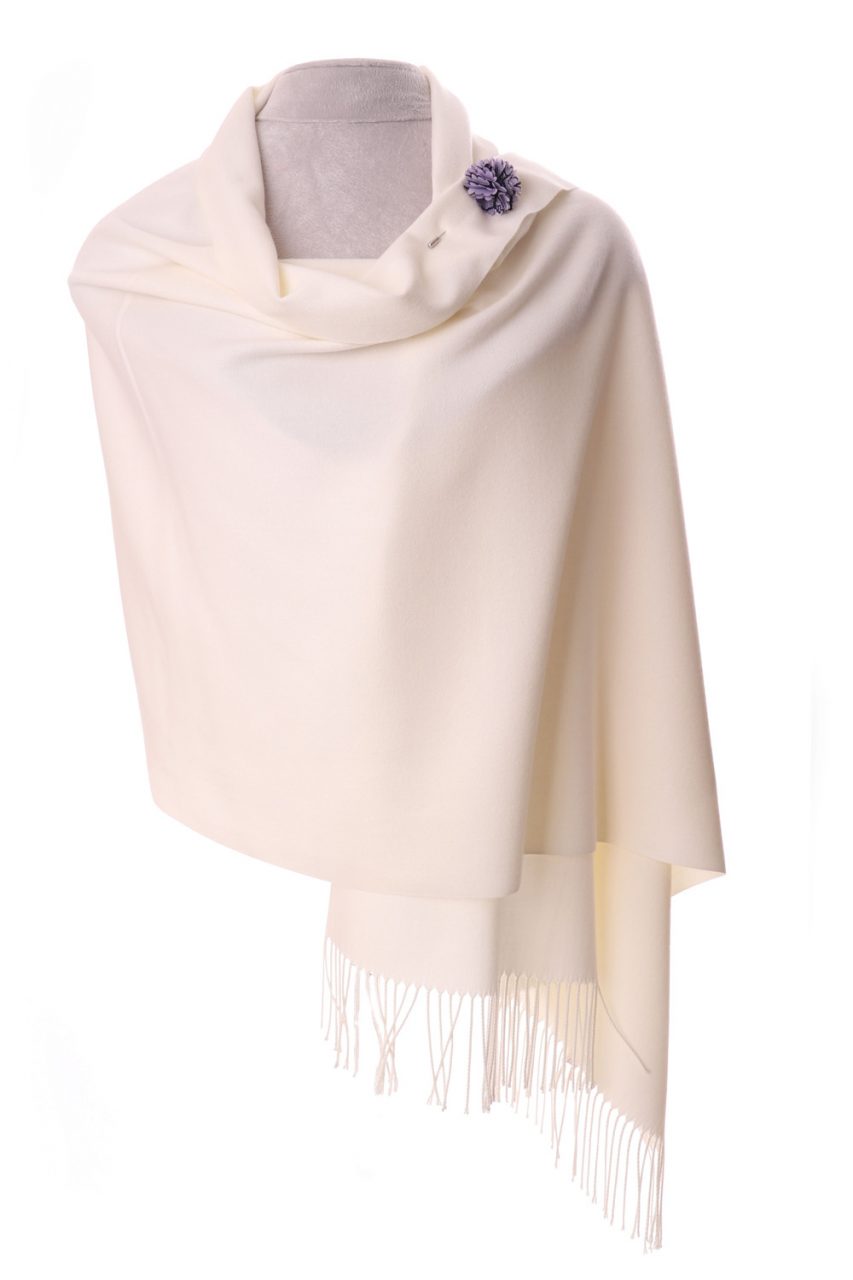 ivory pashmina