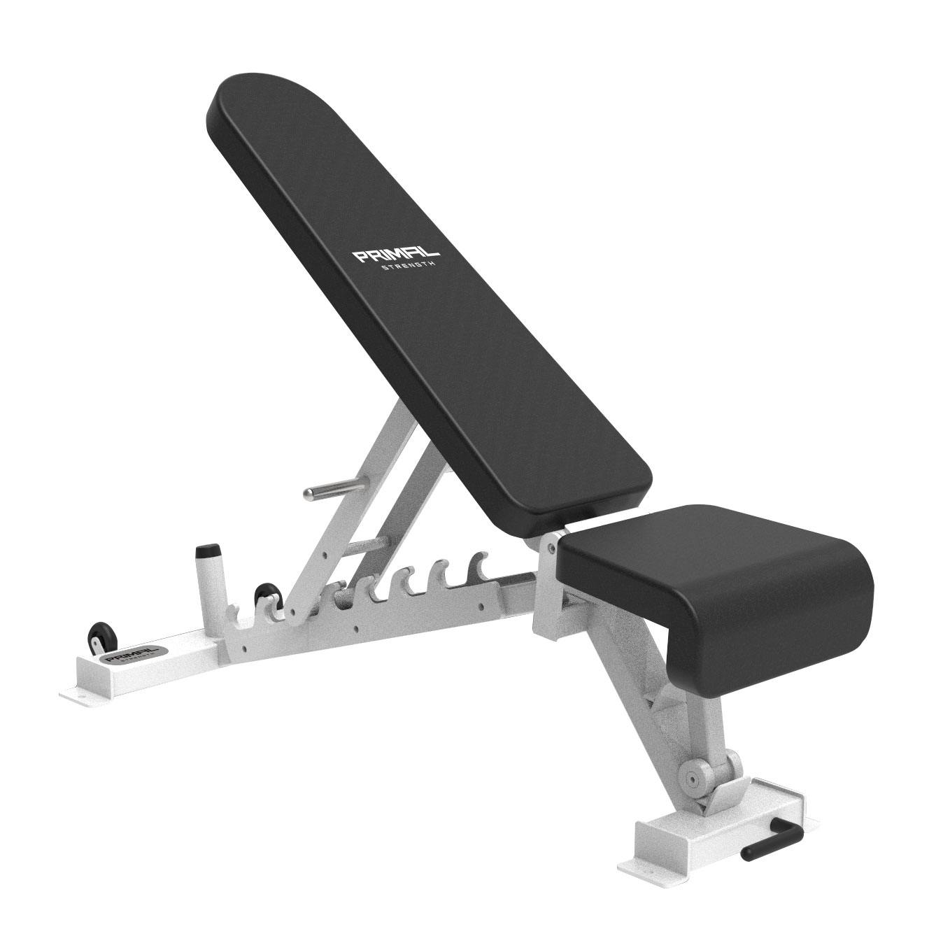 Primal Strength Commercial Adjustable Bench White