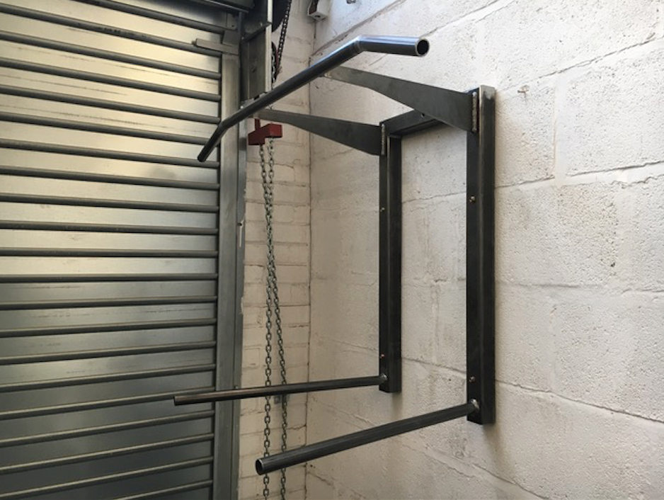 Image of BMC Wall Mounted Chin up Bar with Tricep Dip Bar Station