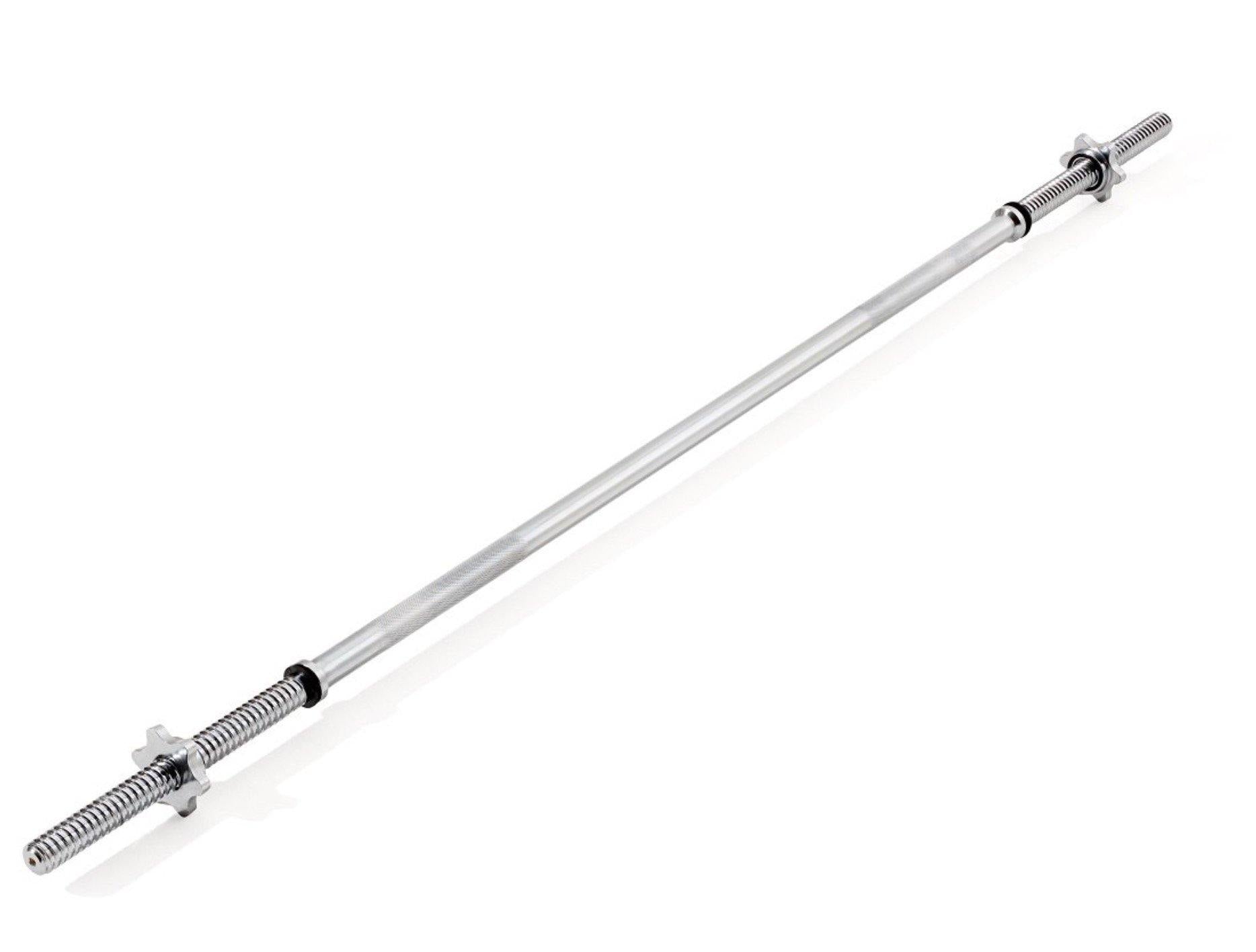 Image of York Standard 1" Spinlock Barbell Bar with collars