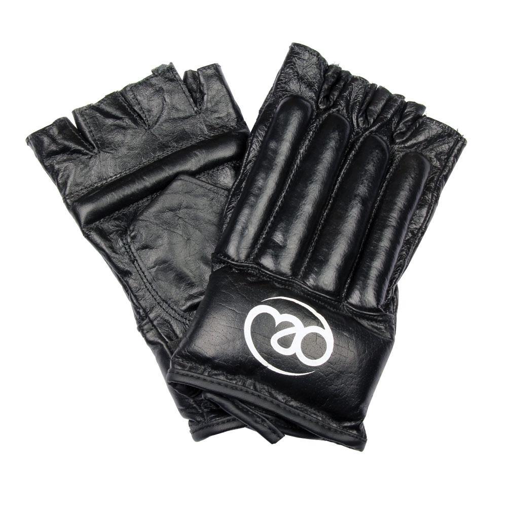 Image of Boxing Mad Leather Fingerless Bag Glove - Pair