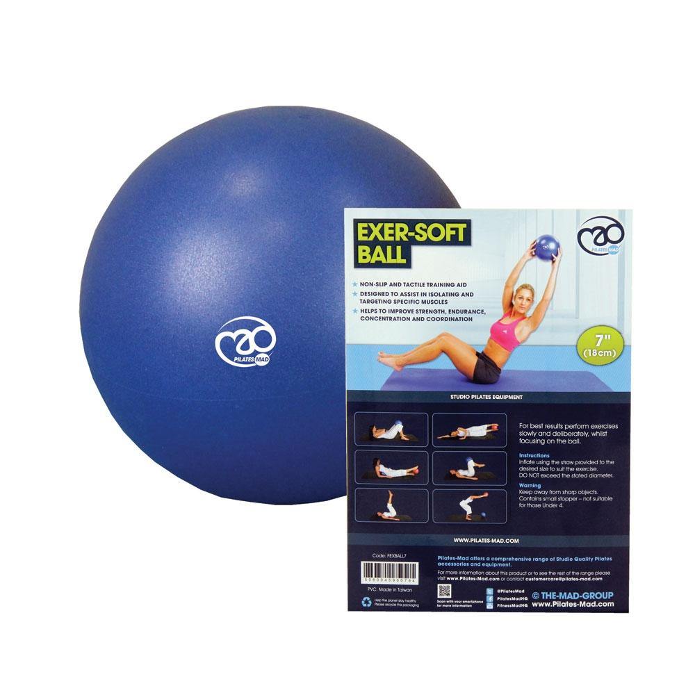 Image of Fitness Mad 7" Exer-Soft Ball - Blue