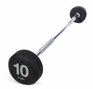 Origin RD2 Rubber Barbells Set with Rack (10-45kg)