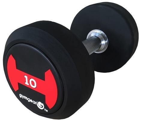 Image of GymGear Rubber Solid Ends Dumbbells Sets (up to 50kg)