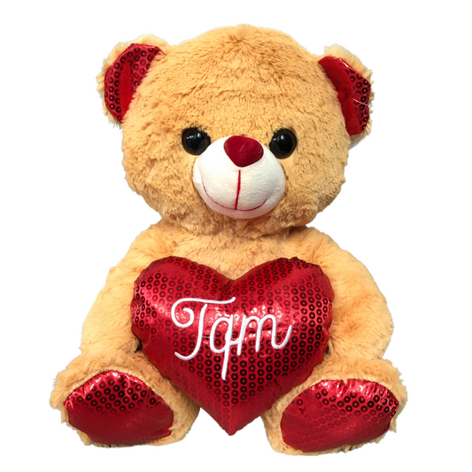 Oso Corazón - Peluche – IMAGIQ