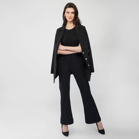 New Women Set Full Sleeve Ruffles Blazers Pants Suit Two Piece Set Office  Lady Business Wear | Fruugo QA