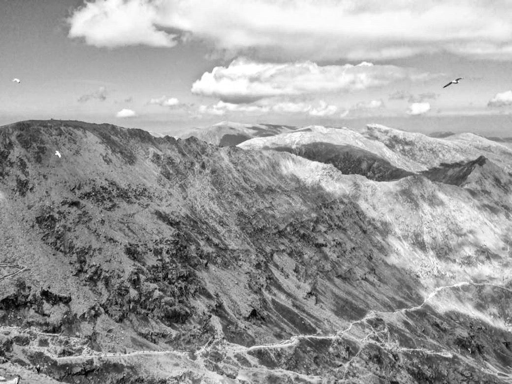 The miners path up snowdon