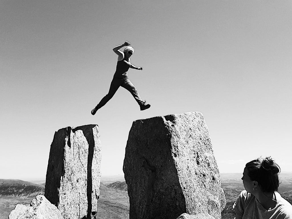 Adam and Eve on Tryfan scramble 