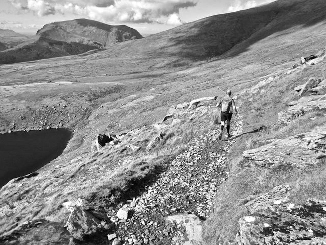 The ranger path up snowdon