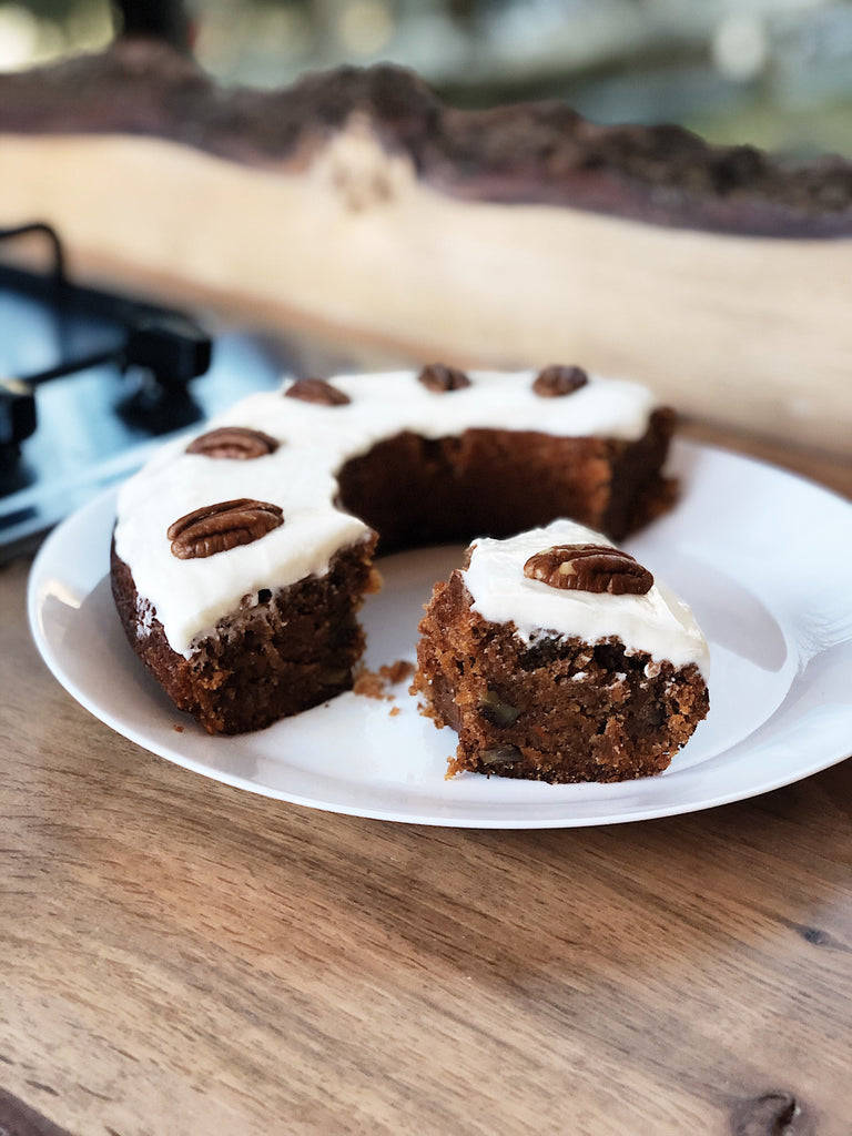 Omnia Oven Recipe - Carrot and Walnut Cake – Brown Bird & Co