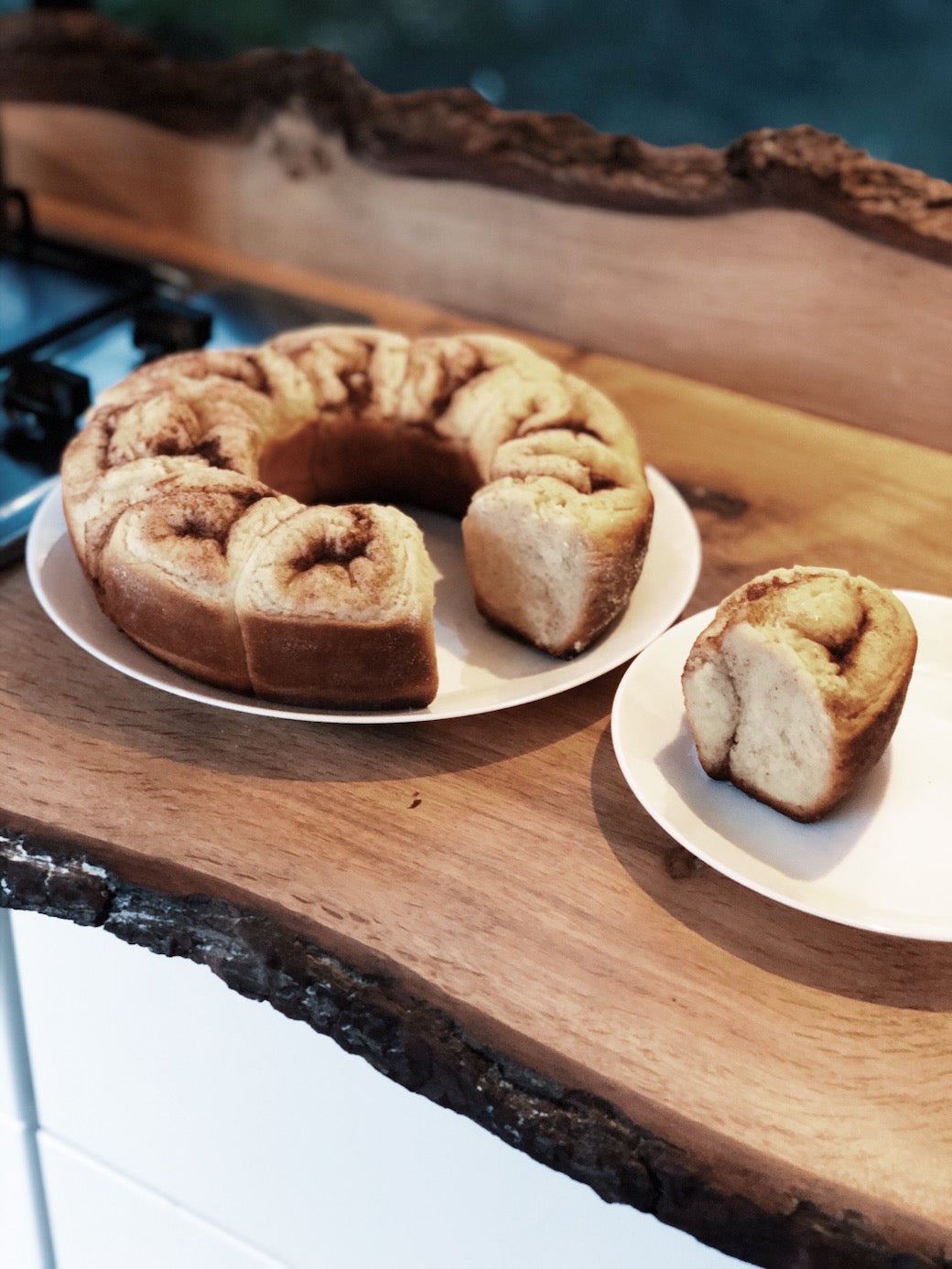 Omnia Oven recipe - Cinnamon buns on the stove 