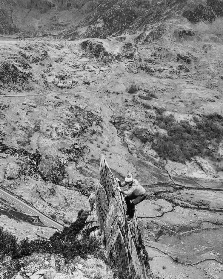 Pinnacle ridge snowdonia