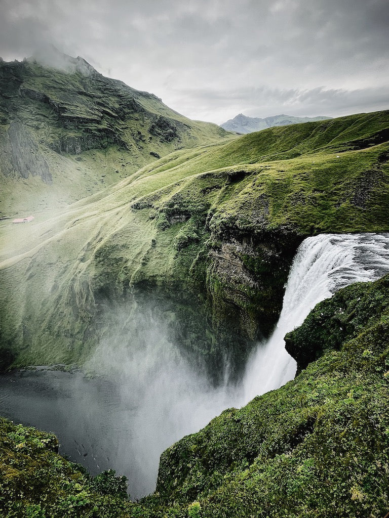 skogafoss iceland waterfall