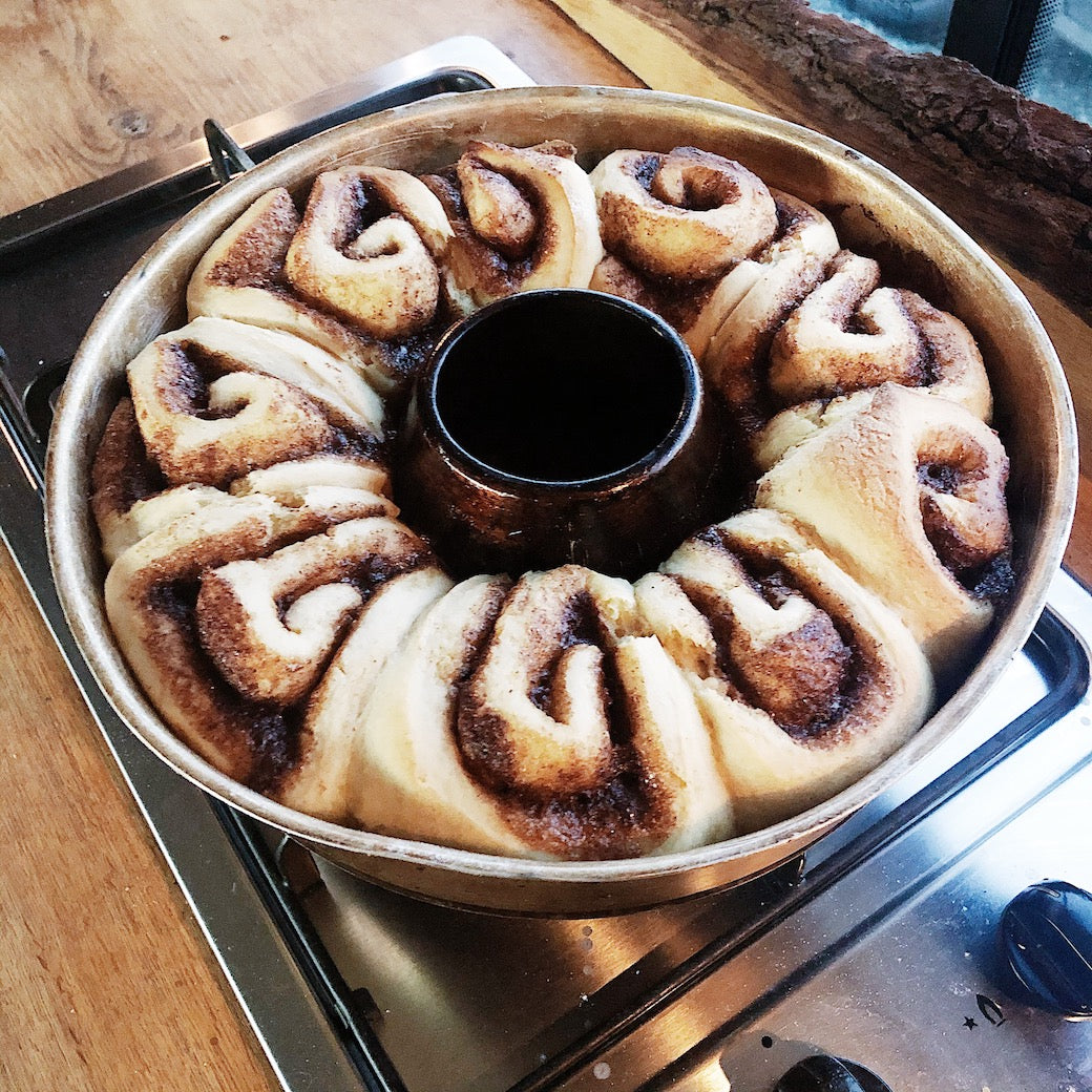 cinnamon buns recipe campervan baking