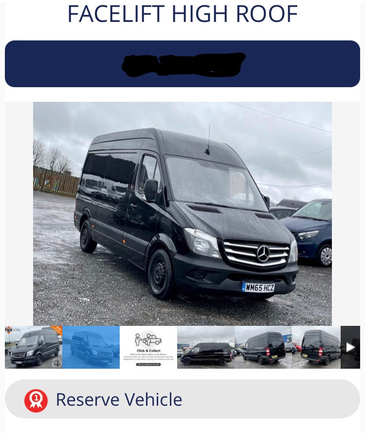 Buying a used van for a campervan conversion