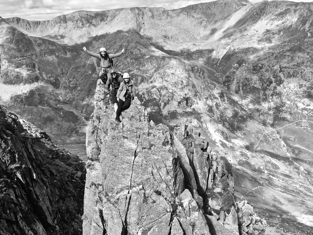 Pinnacle ridge scramble in the Lake District 