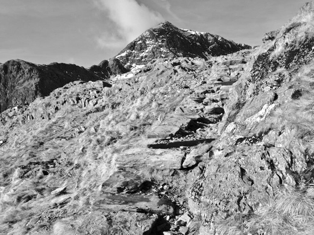 The pyg track up snowdon