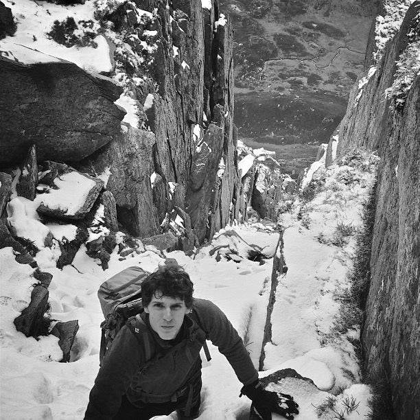 Tryfan north ridge in winter 