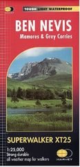 Ben Nevis Harvey map for national three peaks