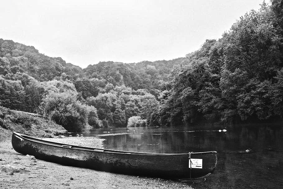 Canoeing on the river wye - best uk campervan destination 