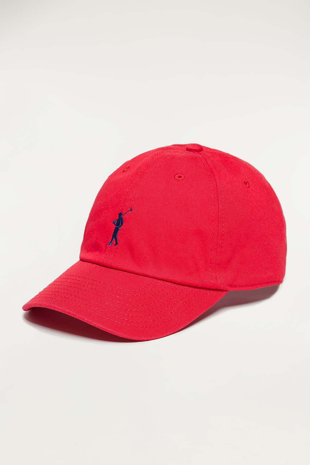 Gorra roja con a contraste – Polo Club