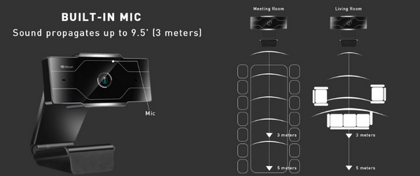 Beecam built-in mic webcam