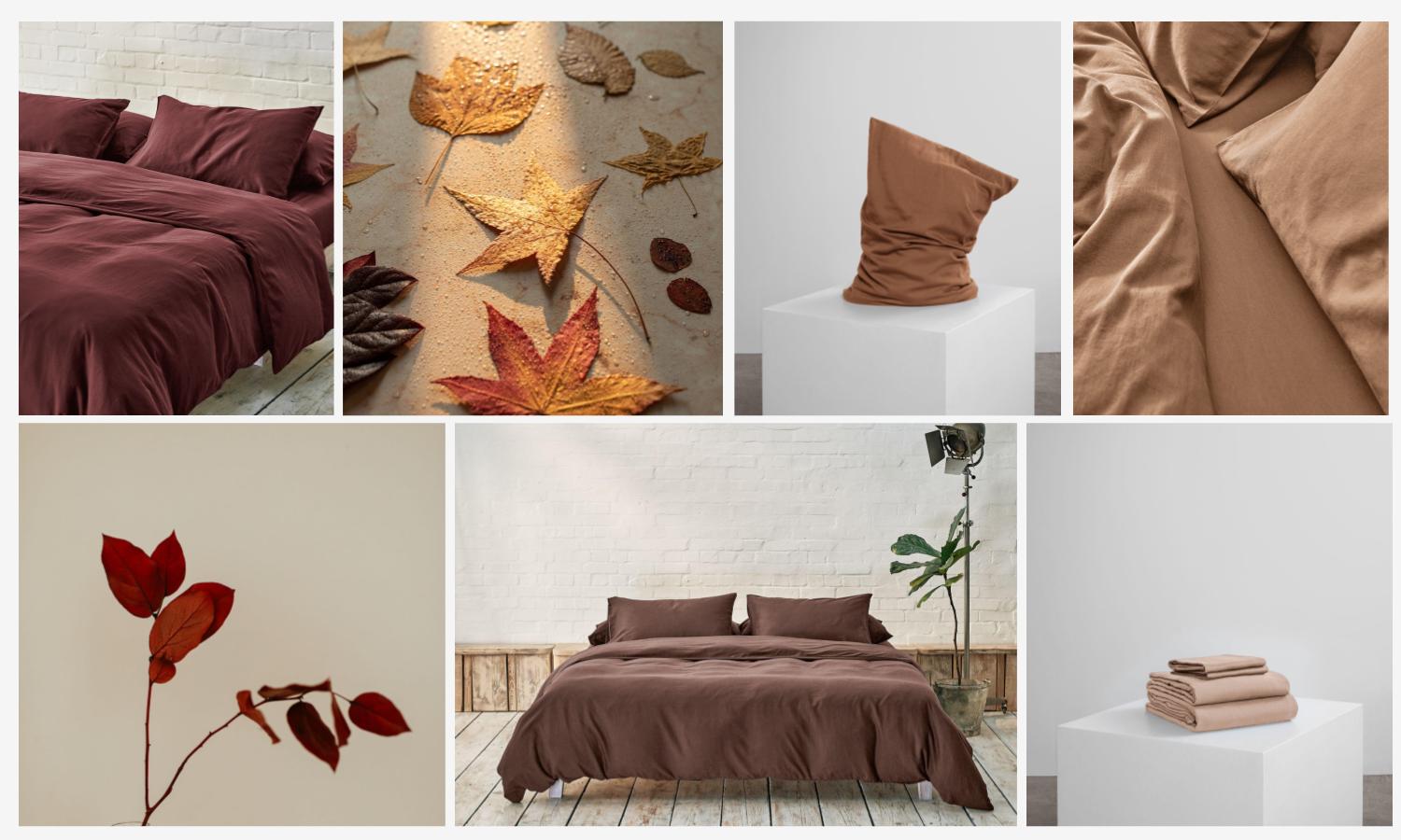 inspiration for autumnal bedding