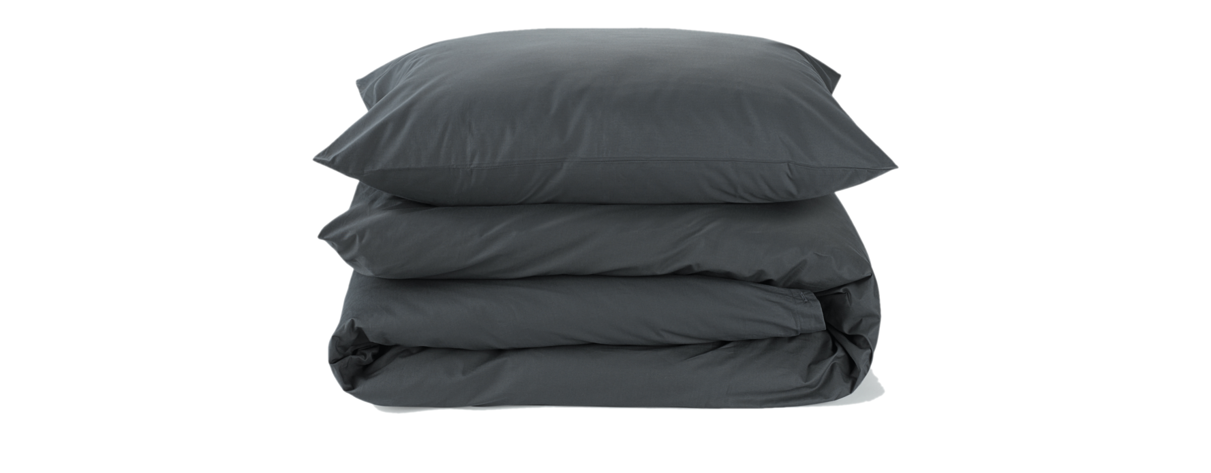 move-in bedding set in dark grey