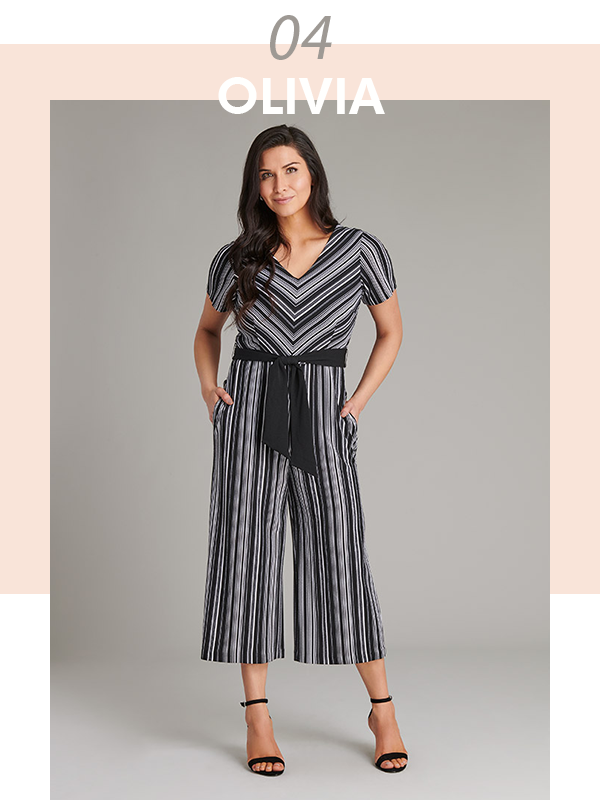 The Olivia Striped Jumpsuit | Connected Appare