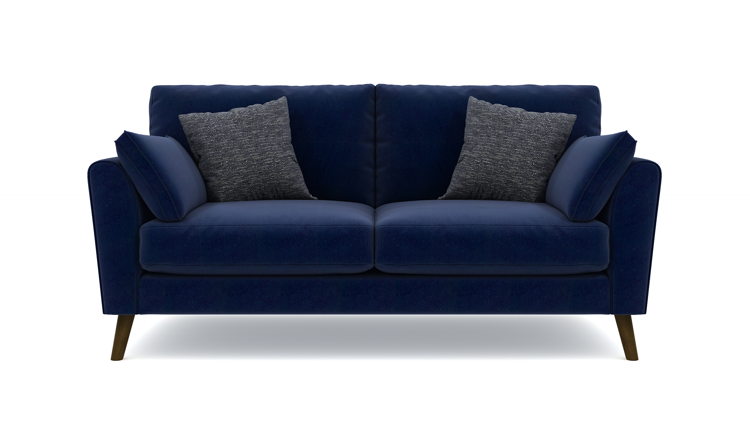 Zen 2 Seater Velvet Sofa