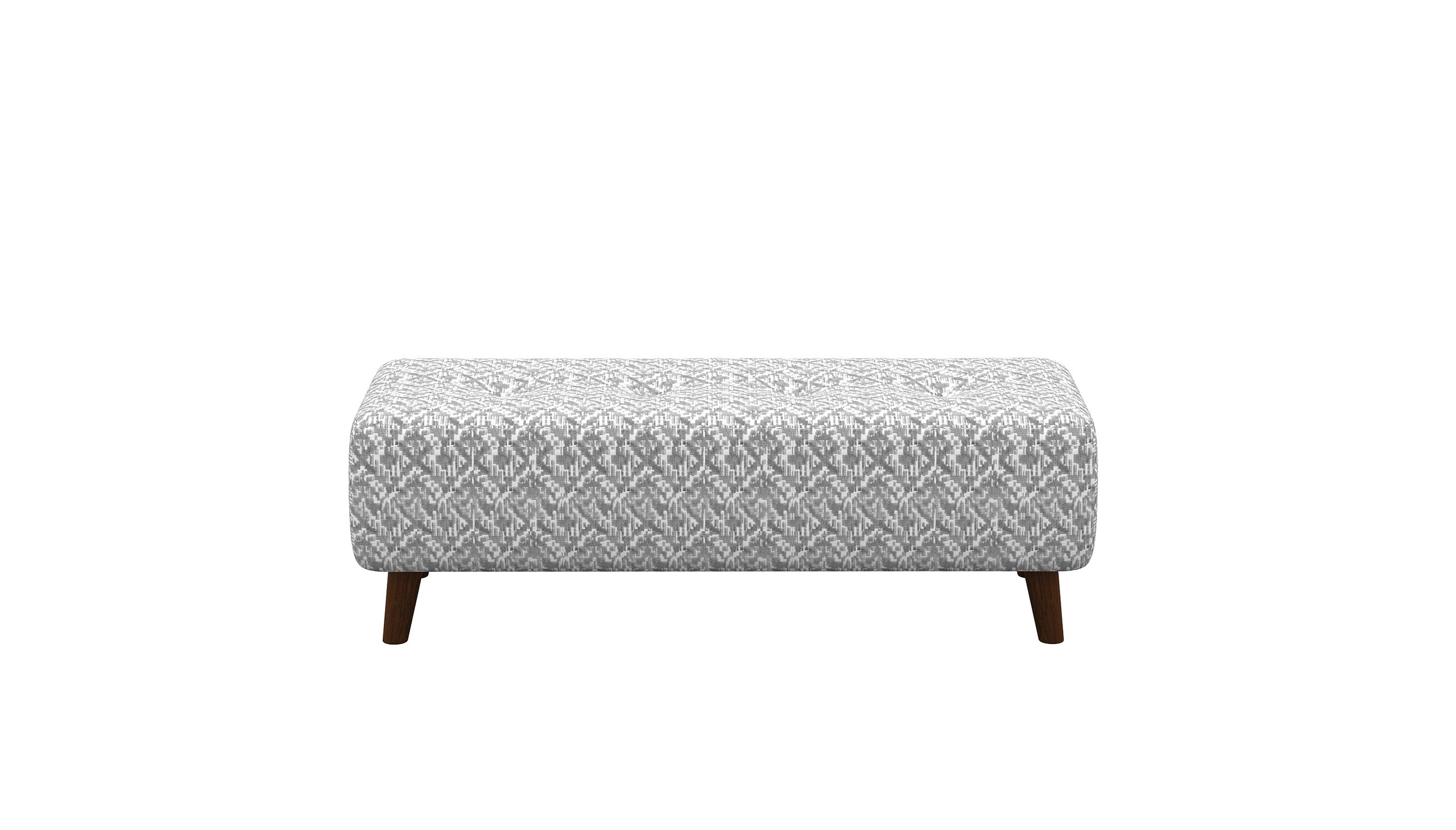 Zara Large Banquette Pattern Footstool