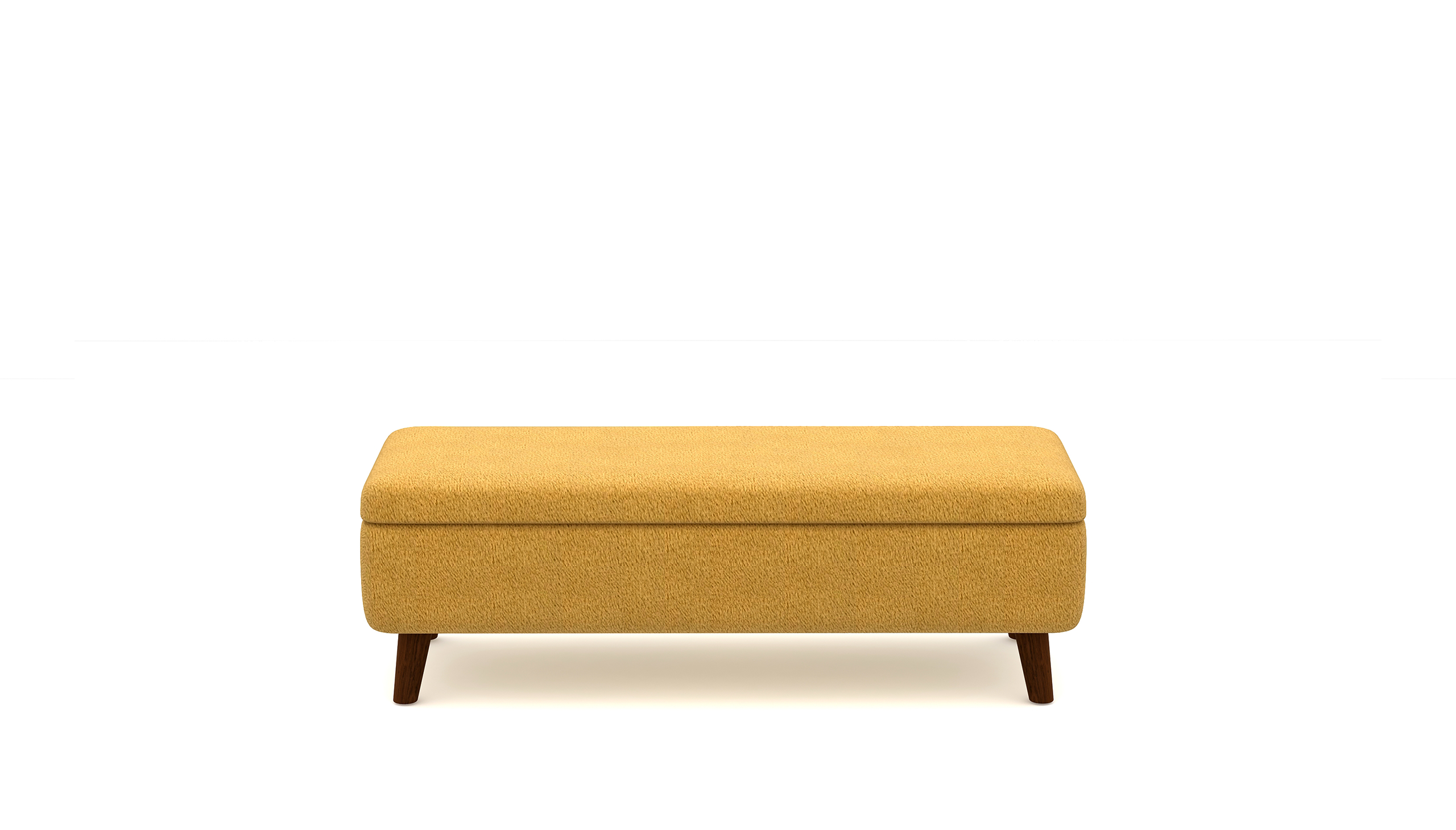 Zen Velvet Storage Bench Footstool