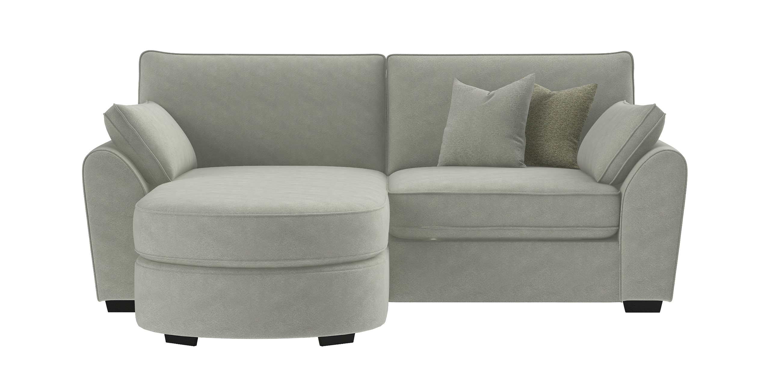 Zara 3 Seater Left Hand Facing Chaise Standard Back Sofa Workshop