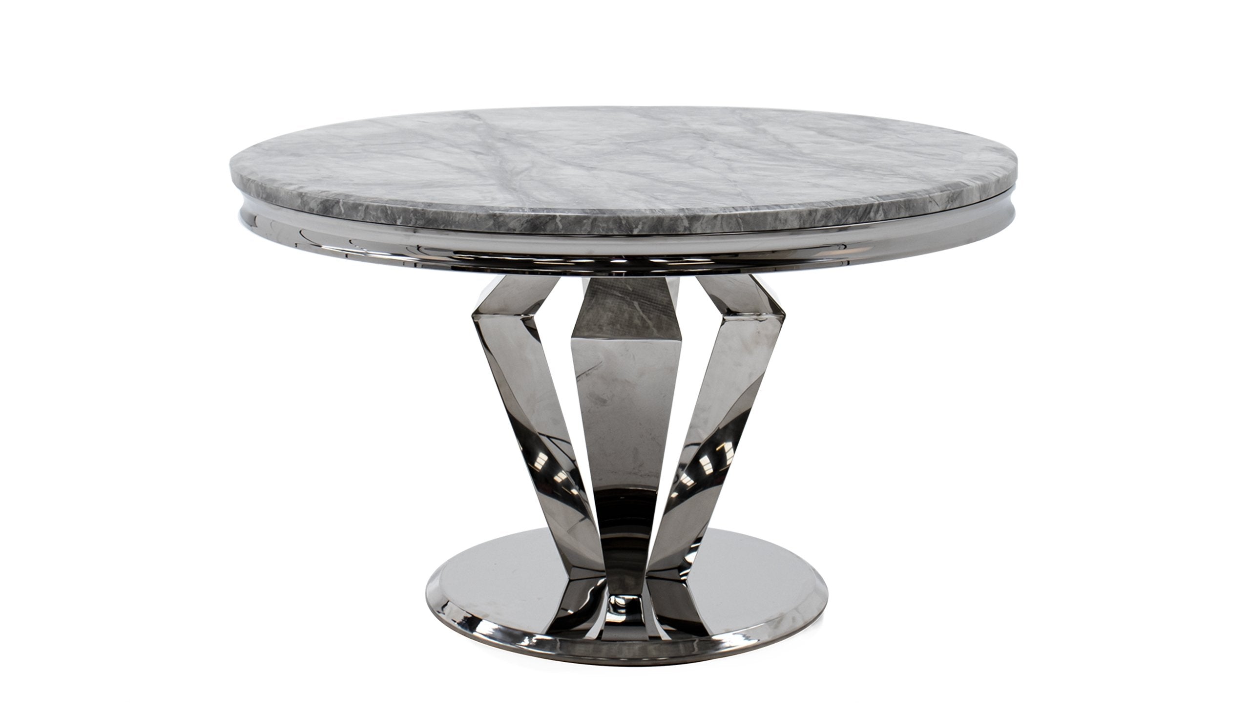 Amour 1.3m Marble Round Dining Table