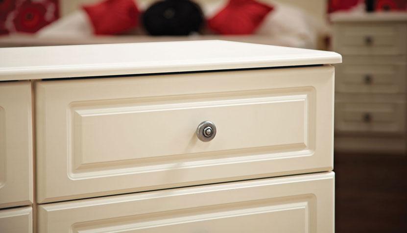 Pembroke 4 drawer bedside table