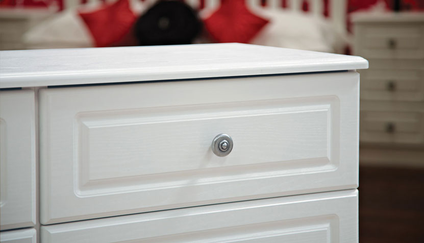 Pembroke 2 drawer bedside table