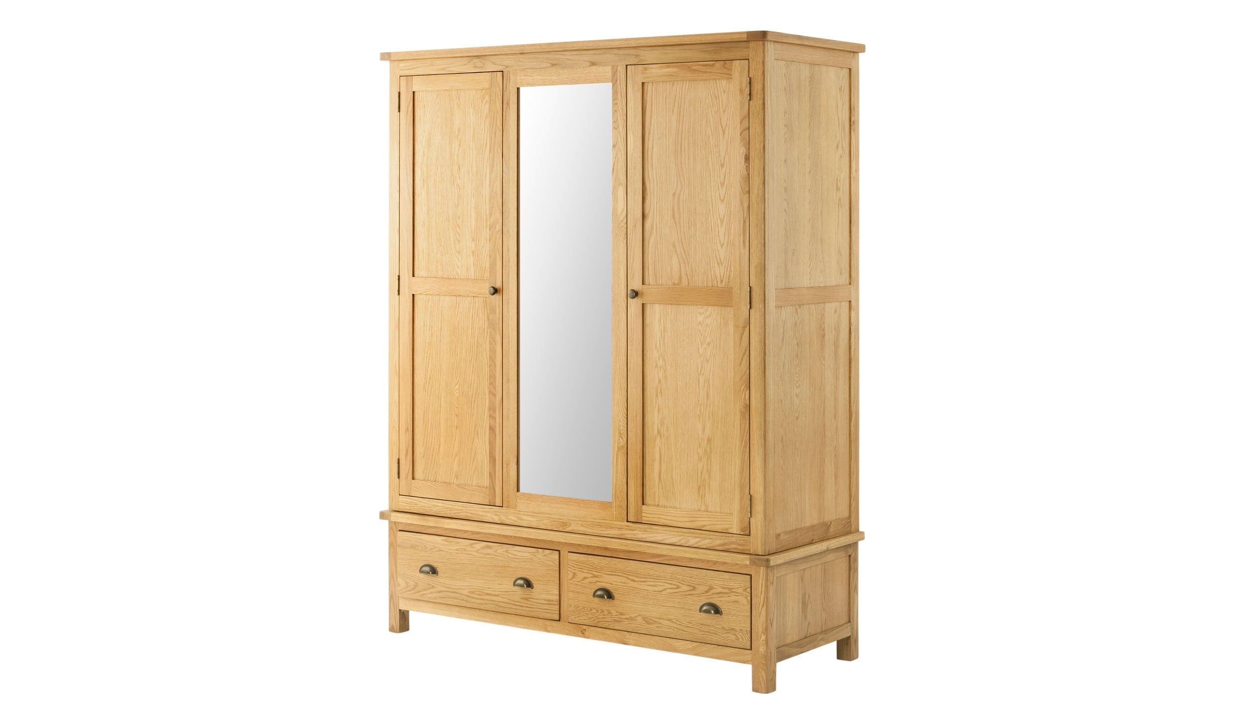 Arlington Oak 3 Door Wardrobe