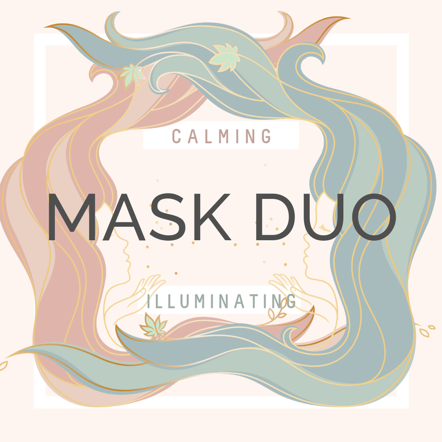 Calming & Illuminating Double Masking Duo