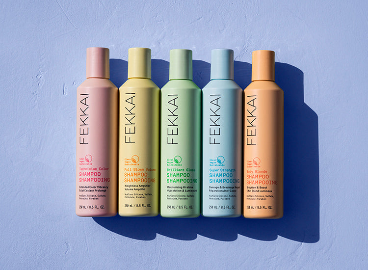 FEKKAI Shampoo Collection for hair color fading