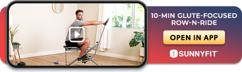 10-Min Glute Focused Row-N-Ride