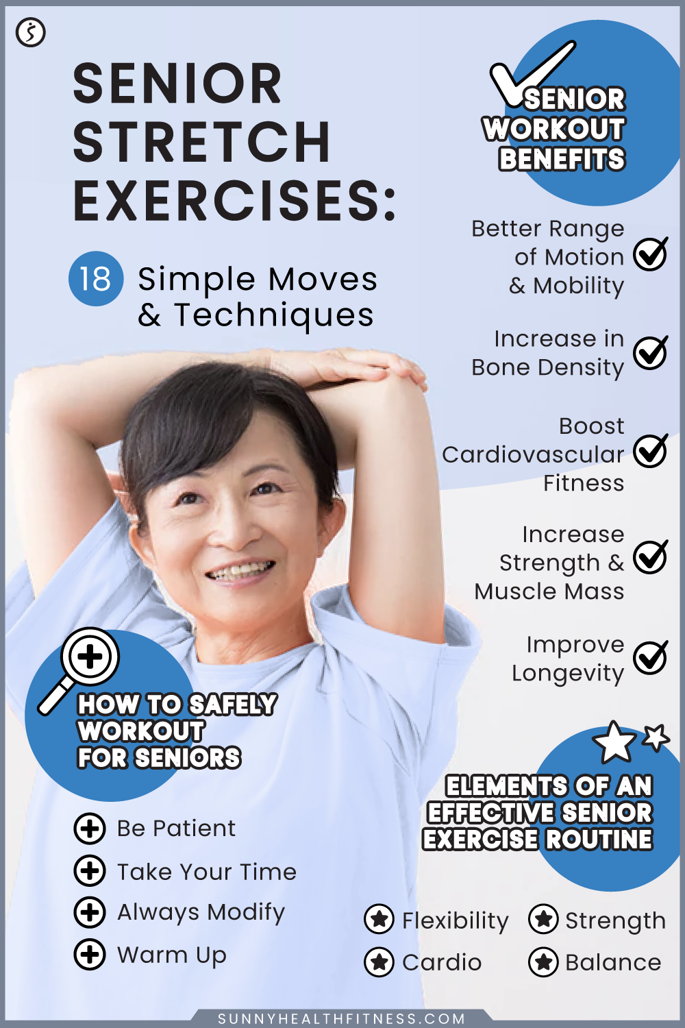 Senior Stretch Exercises: 18 Simple Moves & Techniques
