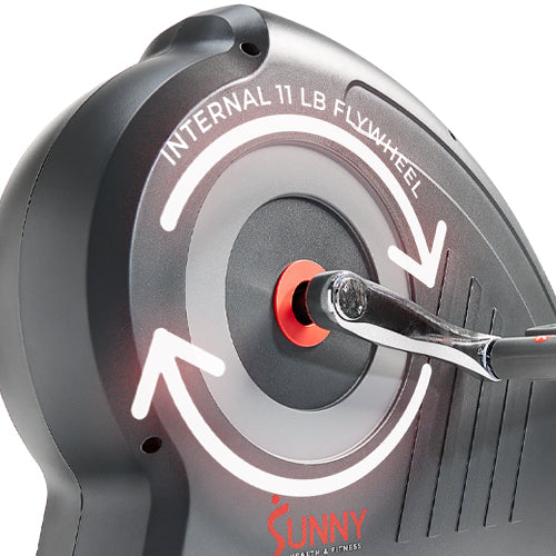 HEAVY-DUTY FLYWHEEL | Keep it moving and your striding motion smooth with the 11 LB internal flywheel. Heavier helps to keep your momentum going and power through your exercises.