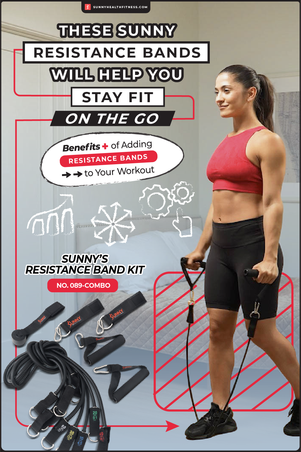 Resistance Bands Will Help You Stay Fit on the Go Infographic