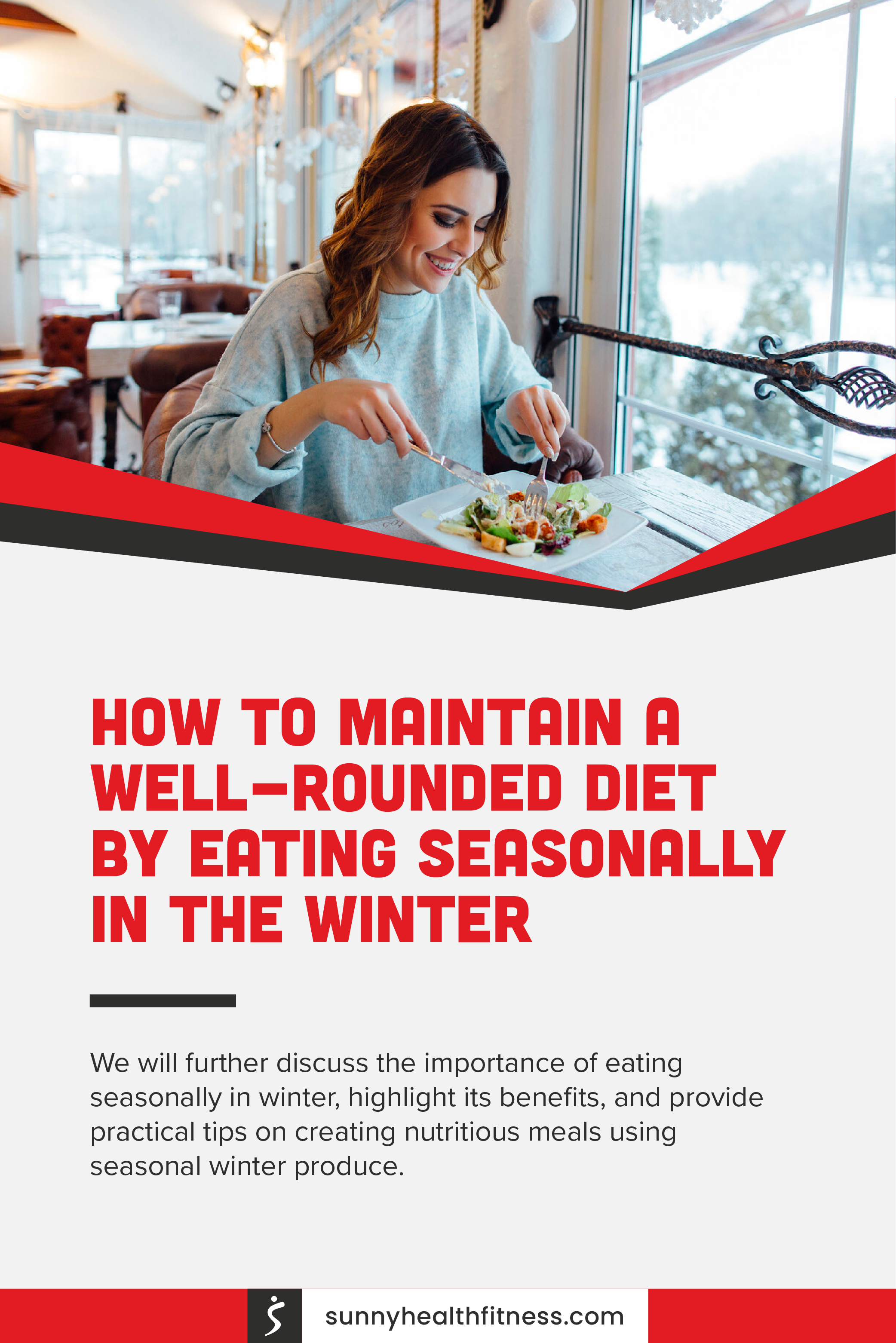 How to Maintain a Well-Rounded Diet Infographic